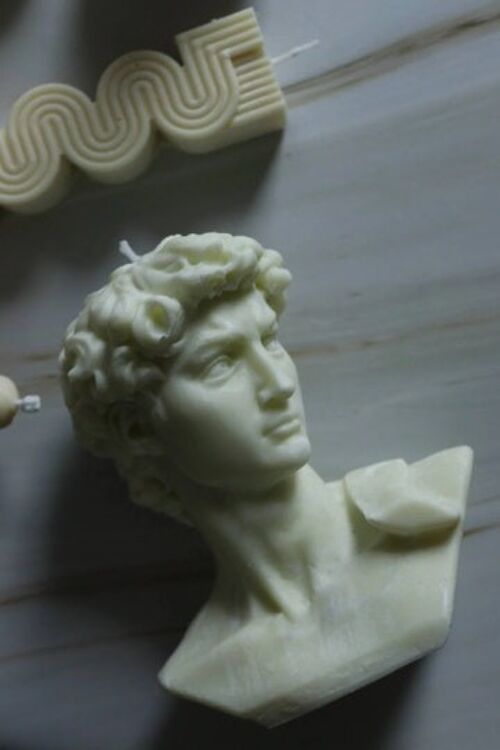David Michelangelo bust novelty decor aesthetic  Highworth candle