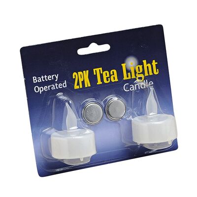 LED-Teelicht-Set 2-teilig, B4 x H5 cm