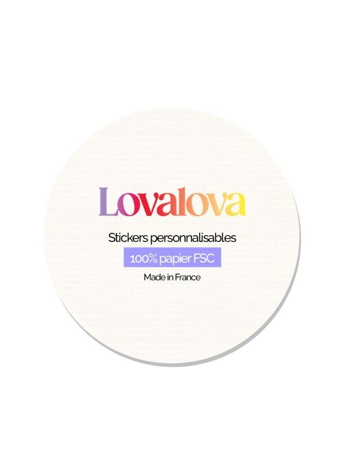 Stickers personnalisés