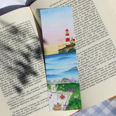 Picnic on the cliff - Bookmark