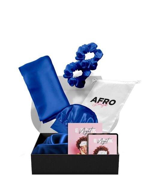 Dream'Hair Box - Satin - Carré - 65x65cm - Bleu