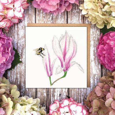 Magnolia Bee (Blank) card
