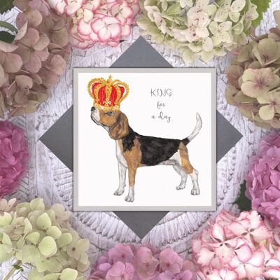 King for a day' Crown Jewels (Male) card