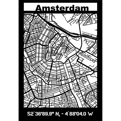 plan-de-ville-amsterdam-noir-40x60cm