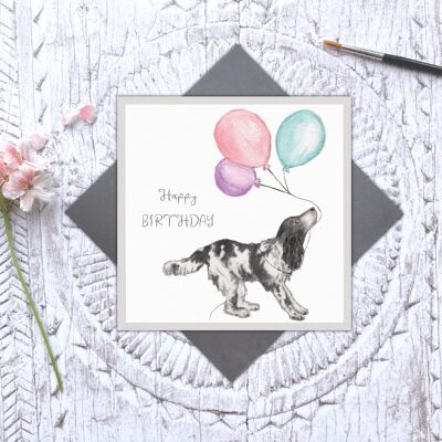 Happy Birthday' Birthday Balloons card