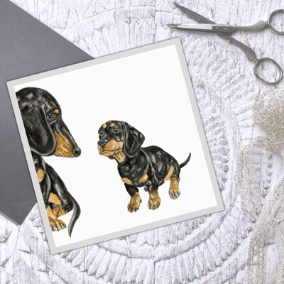 Pair of Sausages (Blank) card