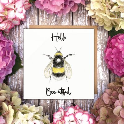 Hello Bee-utiful' Hello Bee card