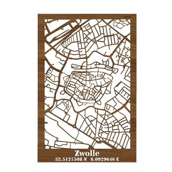 plan de ville-zwolle-bambou-40x60cm 3