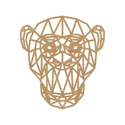 geometrico-animale-scimmia-bambù-25cm