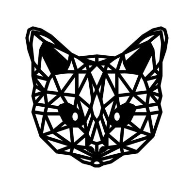 geometrico-animale-gatto-nero-25cm