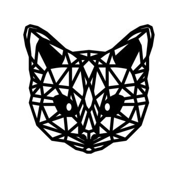 animal-geometrique-chat-noir-25cm 1