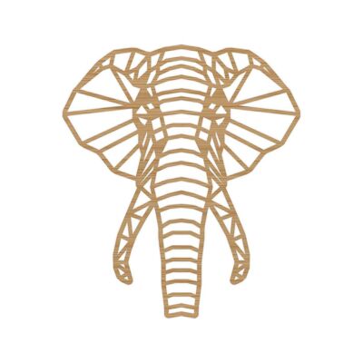 geometrische-dieren-olifant-bamboe-35cm