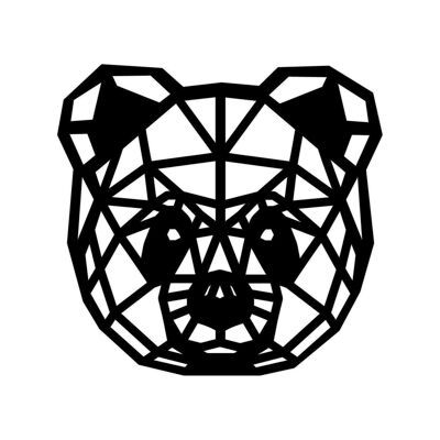 geometric-animal-panda-black-25cm