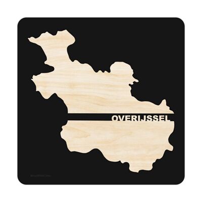 provincia-overijssel-negro-25x25cm