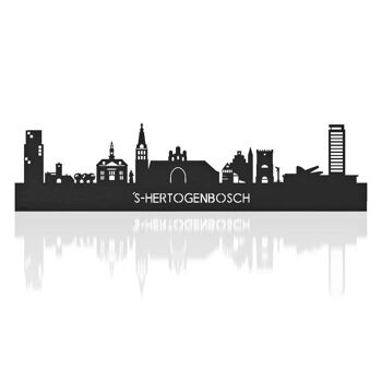 skyline-s-hertogenbosch-noir-100cm-avectexte 1