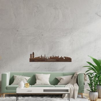 skyline-amsterdam-noix-100cm-texte 2