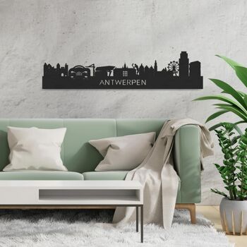 skyline-antwerpen-noir-100cm-texte 2