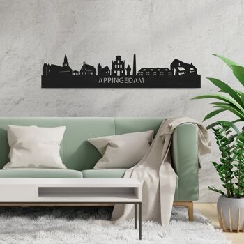 skyline-appingedam-noir-80cm-texte 2