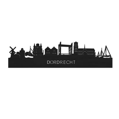 skyline-dordrecht-black-80cm-tekst