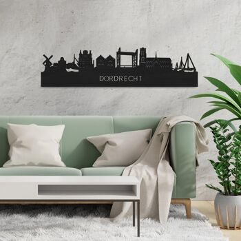 skyline-dordrecht-noir-80cm-texte 2