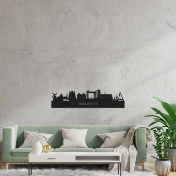 skyline-dordrecht-noir-80cm-texte 4