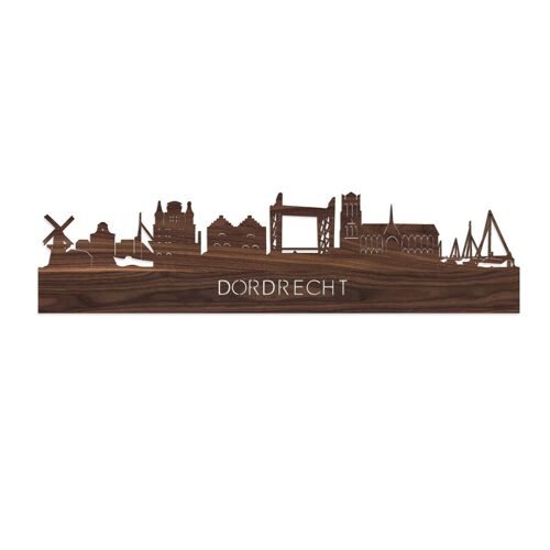 skyline-dordrecht-noten-100cm-tekst