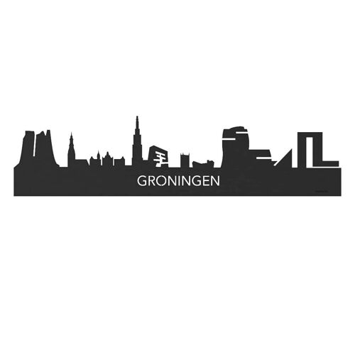 skyline-groningen-black-120cm-tekst