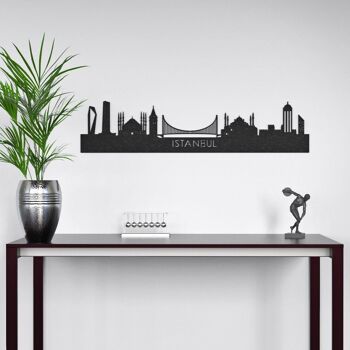 skyline-istanbul-noir-100cm-texte 2