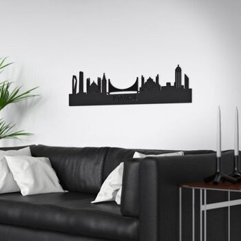 skyline-istanbul-noir-100cm-texte 4