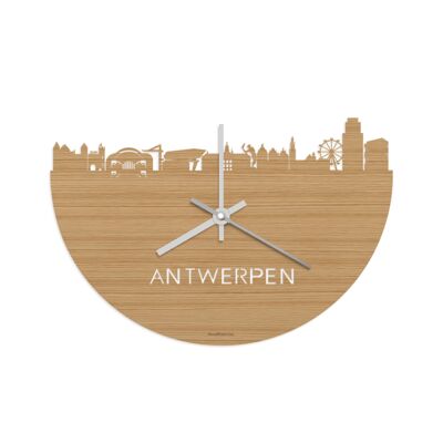 Uhr-Antwerpen-Bambus-Text