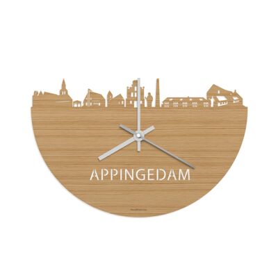 Uhr-appingedam-Bambus-Text