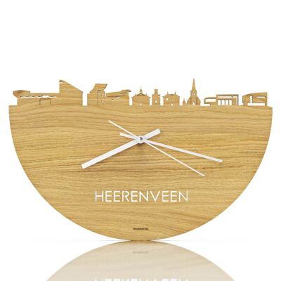 clock-heerenveen-oak-text