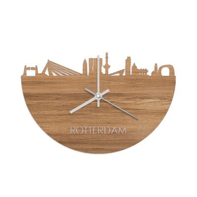 Uhr-Rotterdam-Eiche-Text