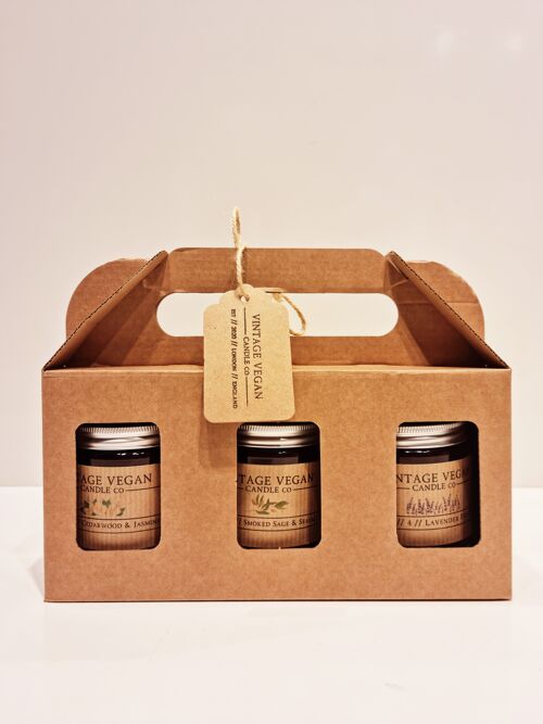 Trio of Candles Gift Box - Choose your scents!