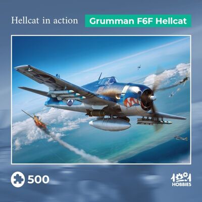 Puzzle Hellcat en acción - Grumman F6F Hellcat (500p)
