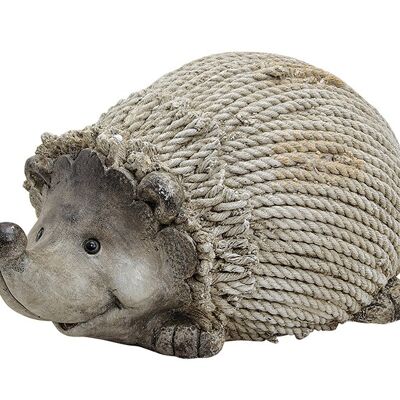 Igel in grau aus Magnesia, B43 x T25 x H23 cm