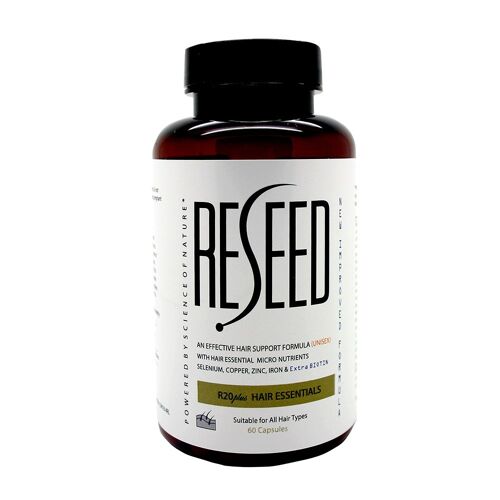 Reseed R20 Unisex Hair Supplements (Vegan) 60 Capsules