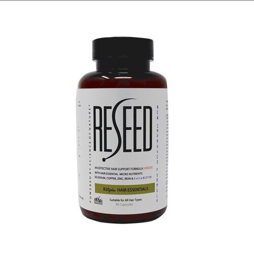 New Reseed R20 Unisex Hair Supplements (Vegan) 90 Capsules