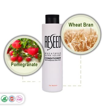 RESEED Wheat Bran Après-Shampooing Ultra Volume pour Femme 250 ml 3
