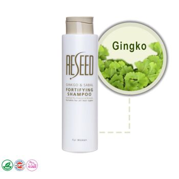 RESEED Ginkgo et Sabal Shampooing Fortifiant pour Femme 250 ml (SLS Free) 3
