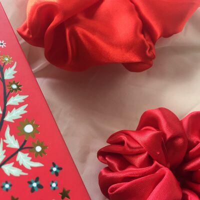 "lettres d'amour" gift set - Mini scrunchie set