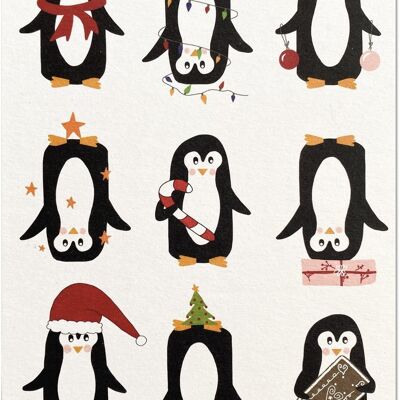 pinguinos navidad