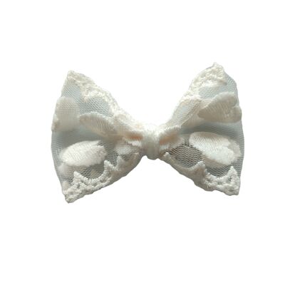 Heart lace barrette