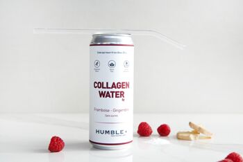 Collagen Water : boisson au collagène marin - Framboise 24 X 330 ML 1
