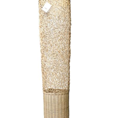 Lampe colonne Magwe XL, rotin naturel 139cm