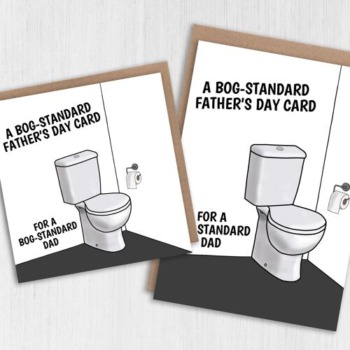 Funny bog standard Father’s Day card