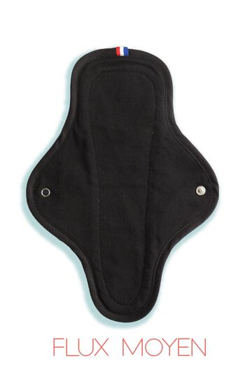 Serviette hygiénique lavable flux moyen (Jour) 1