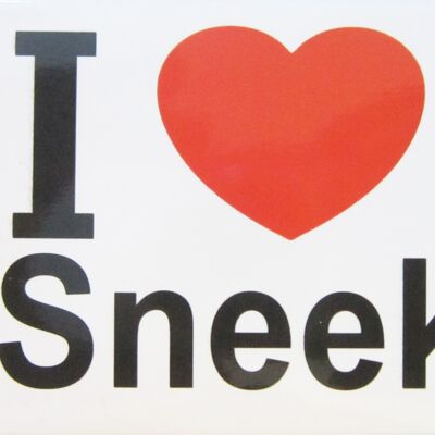 Imán de nevera Me encanta Sneek