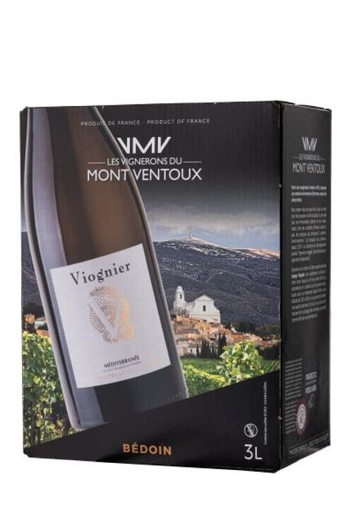 IGP Méditerranée Viognier blanc BIB 3L