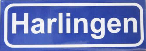 Fridge Magnet Town sign Harlingen